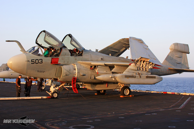 Illustration for article titled The EA-6B Prowler's Last Cruise Is Showcased In These Exclusive Photos